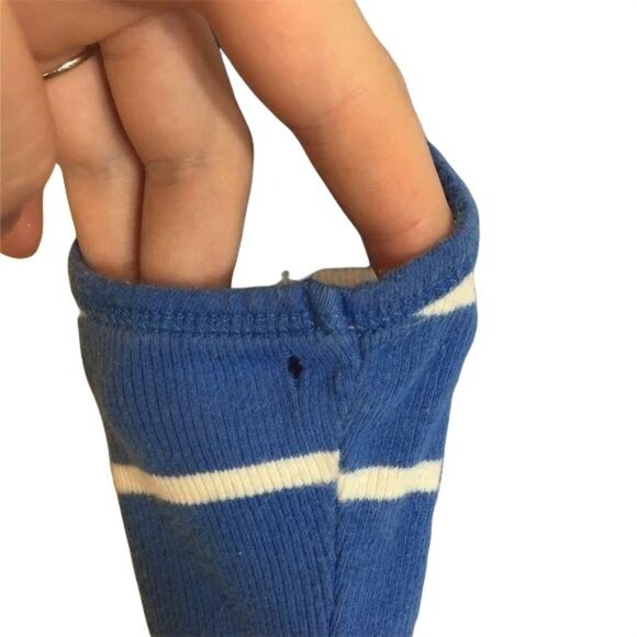 Maurices Tank Top Blue White Striped Sleeveless Casual Shirt Women's Size Medium - Picture 7 of 7